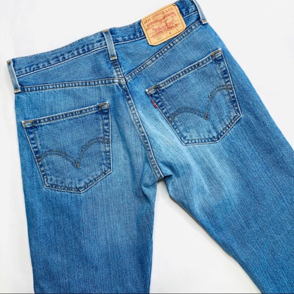 Vtg Levi's 501 Button Fly Jeans, 15501-0574